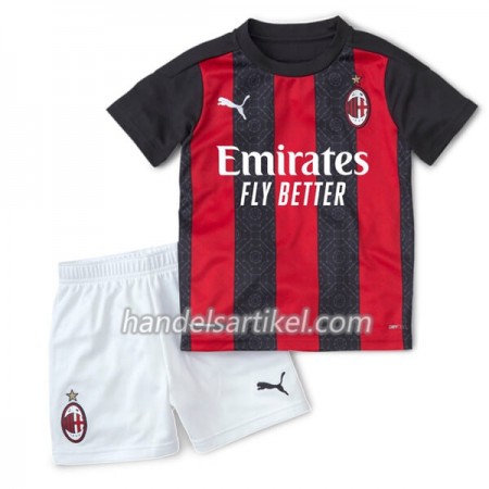 AC Mailand Kinder Heim Trikotsatz 2020/21 Kurzarm (+ Kurze Hosen)